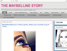 Tablet Screenshot of maybellinebook.com